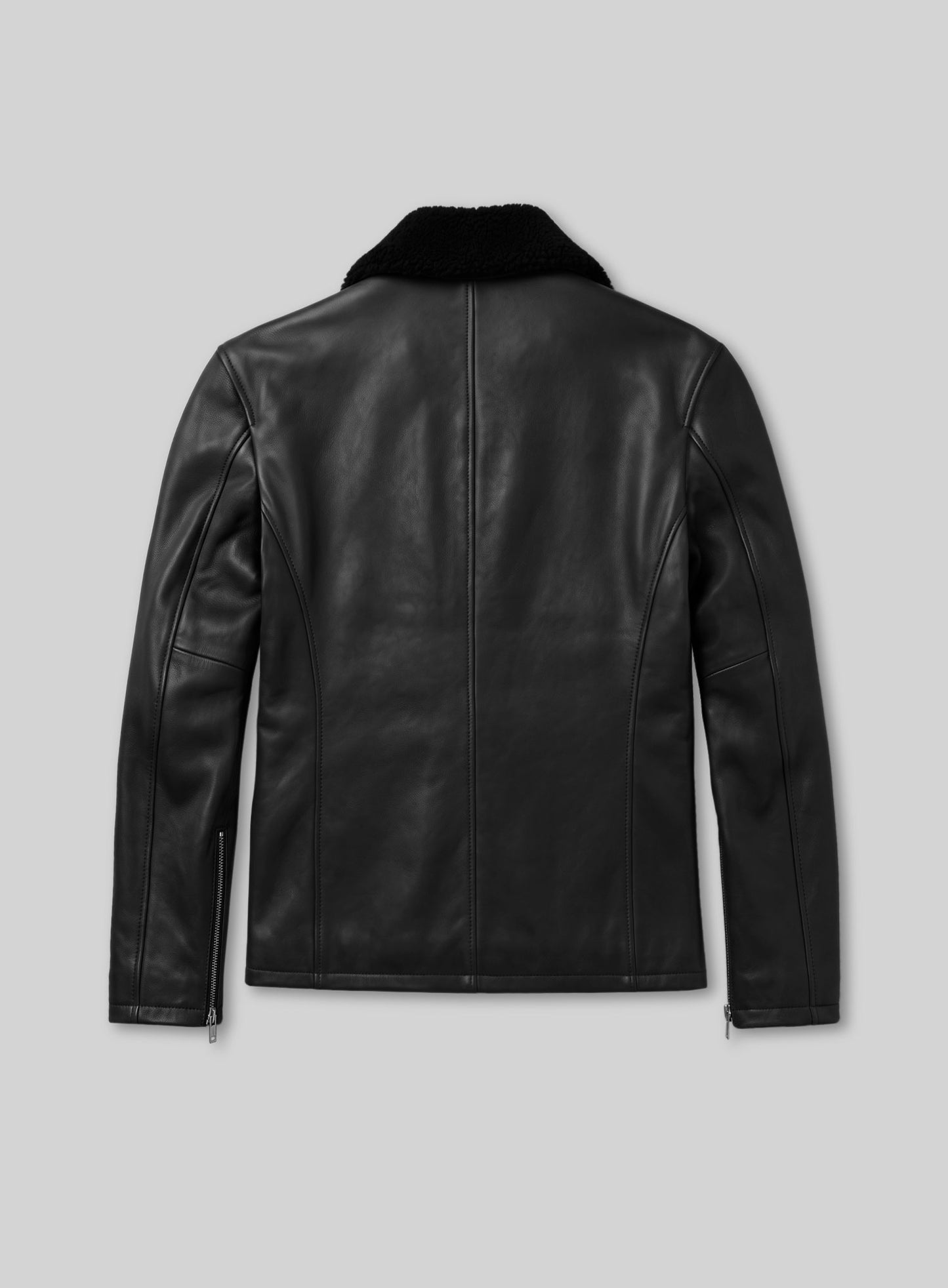 Ranch sherpa Leather Jacket