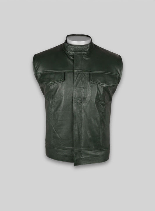 Leather Vest # 305