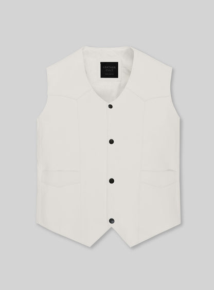 Leather Vest # 306