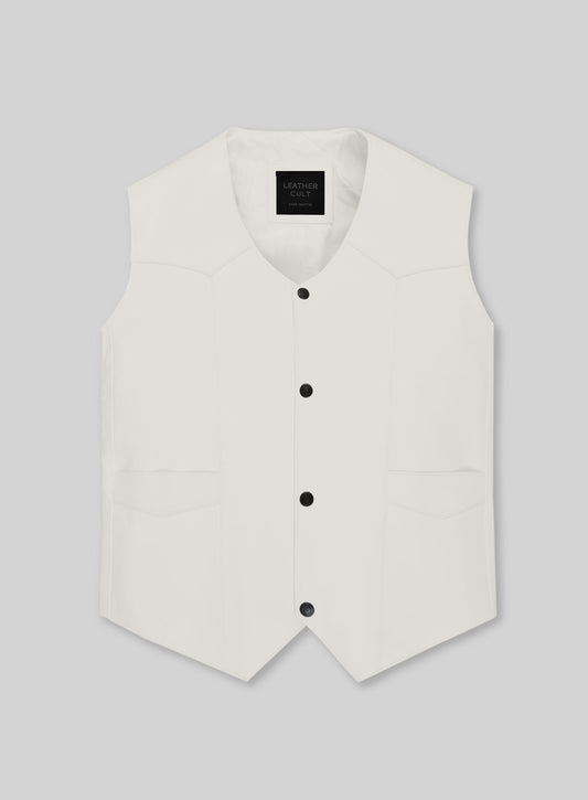 Leather Vest # 306