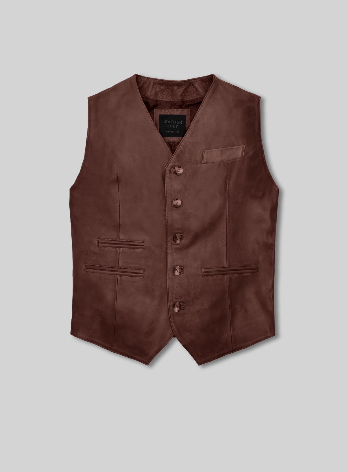 Leather Vest # 338