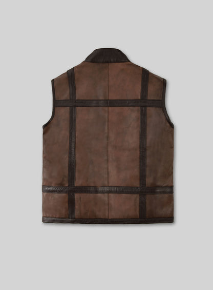Leather Vest # 352
