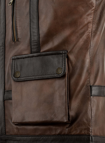 Leather Vest # 352