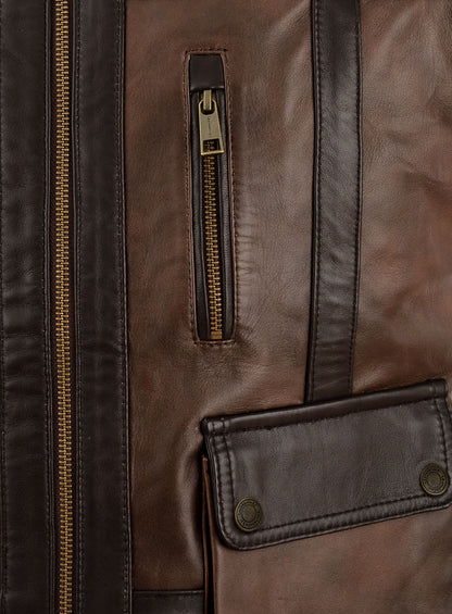 Leather Vest # 352