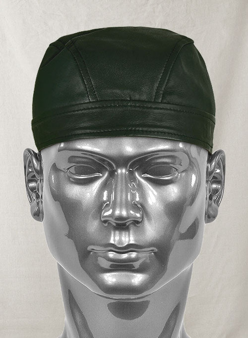 Leather Bandana Cap - LeatherCult