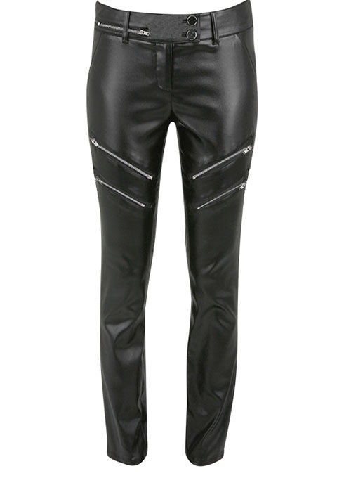 Leather  Biker Jeans - Style #504 - LeatherCult