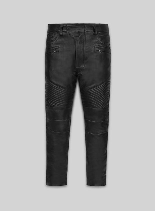 Leather Biker Jeans - Style #555