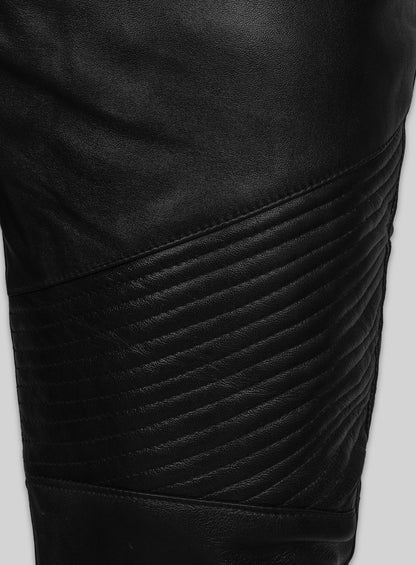 Leather Biker Jeans - Style #555
