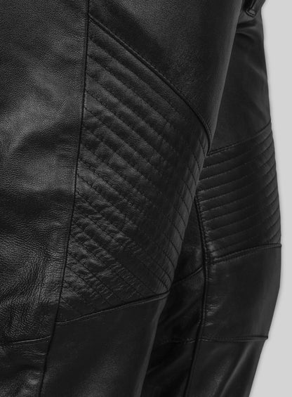 Leather Biker Jeans - Style #555
