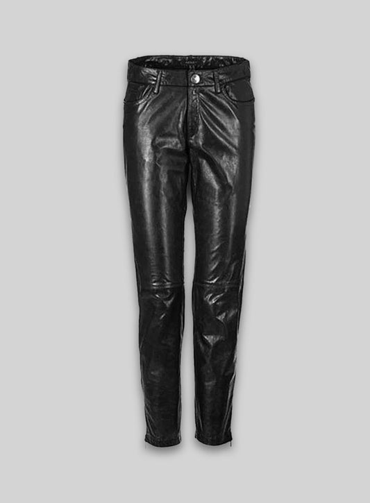 Leather Biker Jeans - Style #500