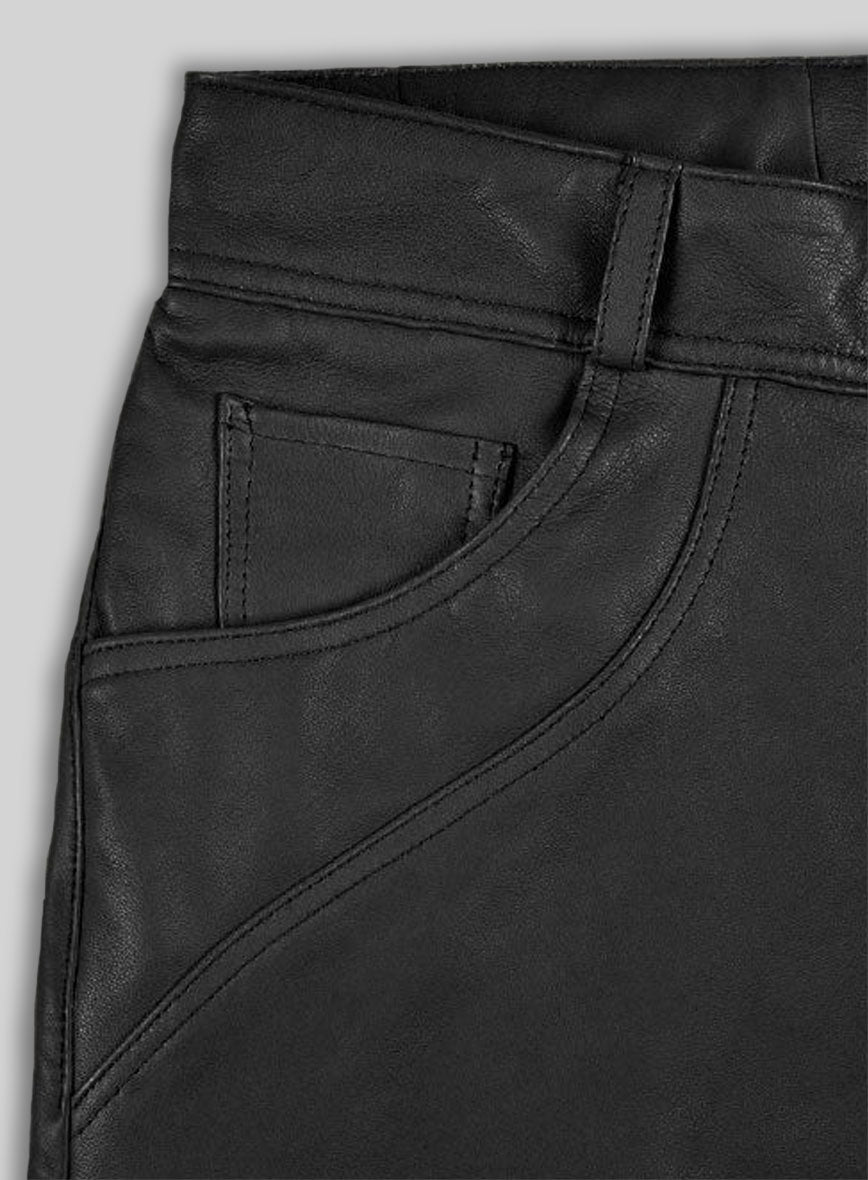 Leather Biker Jeans - Style #501