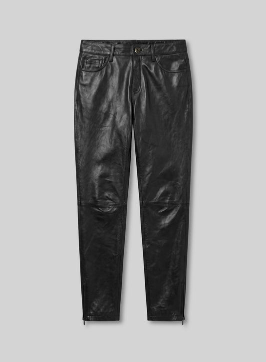 Leather Biker Jeans - Style #500