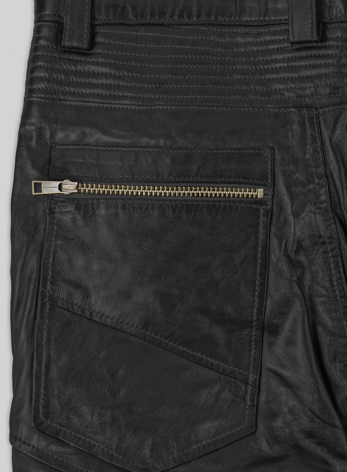 Leather Biker Jeans - Style # 512