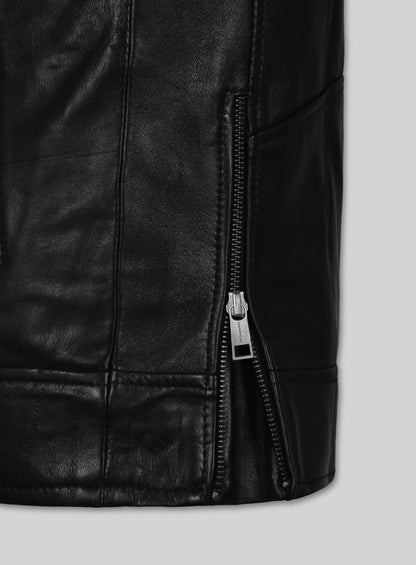 Leather Biker Vest # 315