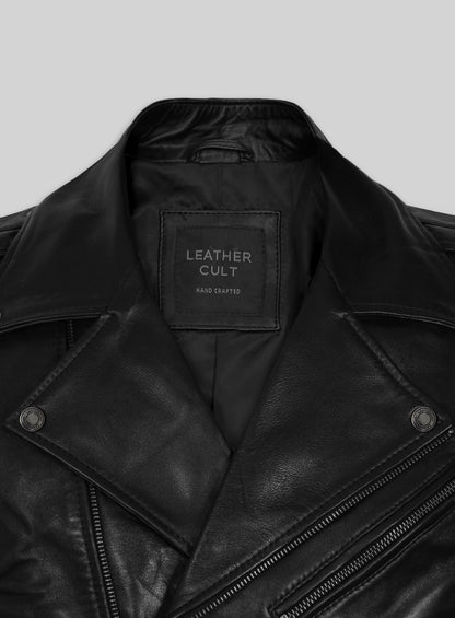 Leather Biker Vest # 315
