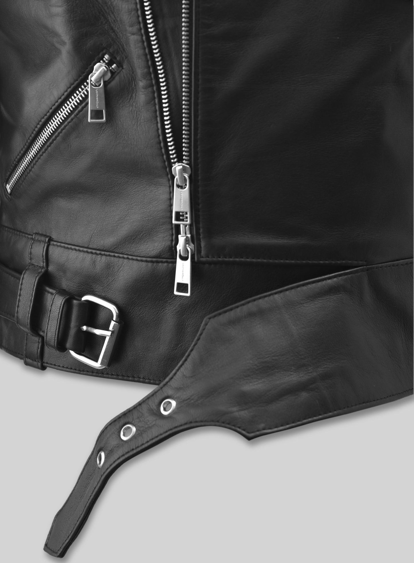 Leather Biker Vest # 331