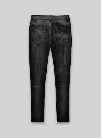 Leather Biker Jeans - Style #1