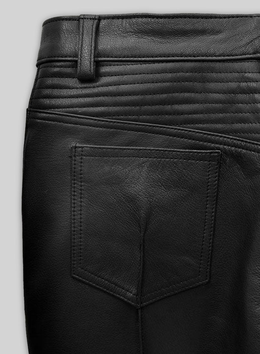 Leather Biker Jeans - Style #1