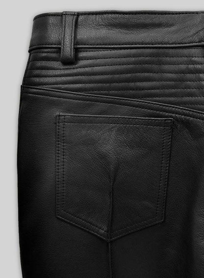 Leather Biker Jeans - Style #1