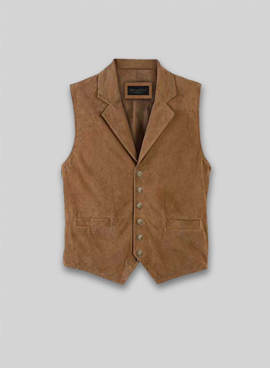Leather Biker Vest # 320