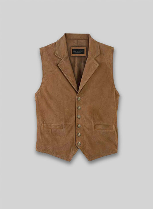 Leather Biker Vest # 320