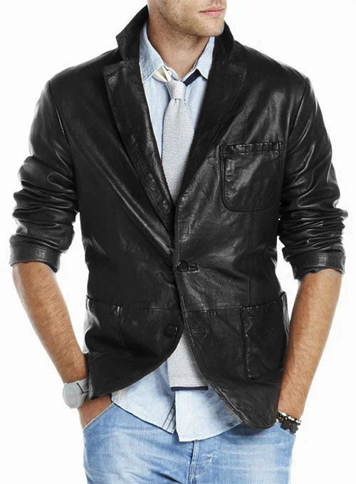 Leather Blazer - # 124 - LeatherCult