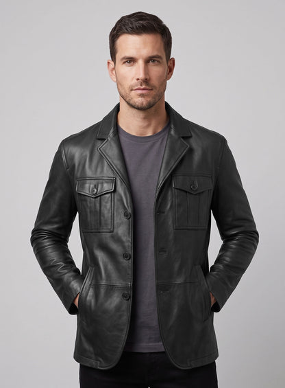 Leather Blazer - # 713