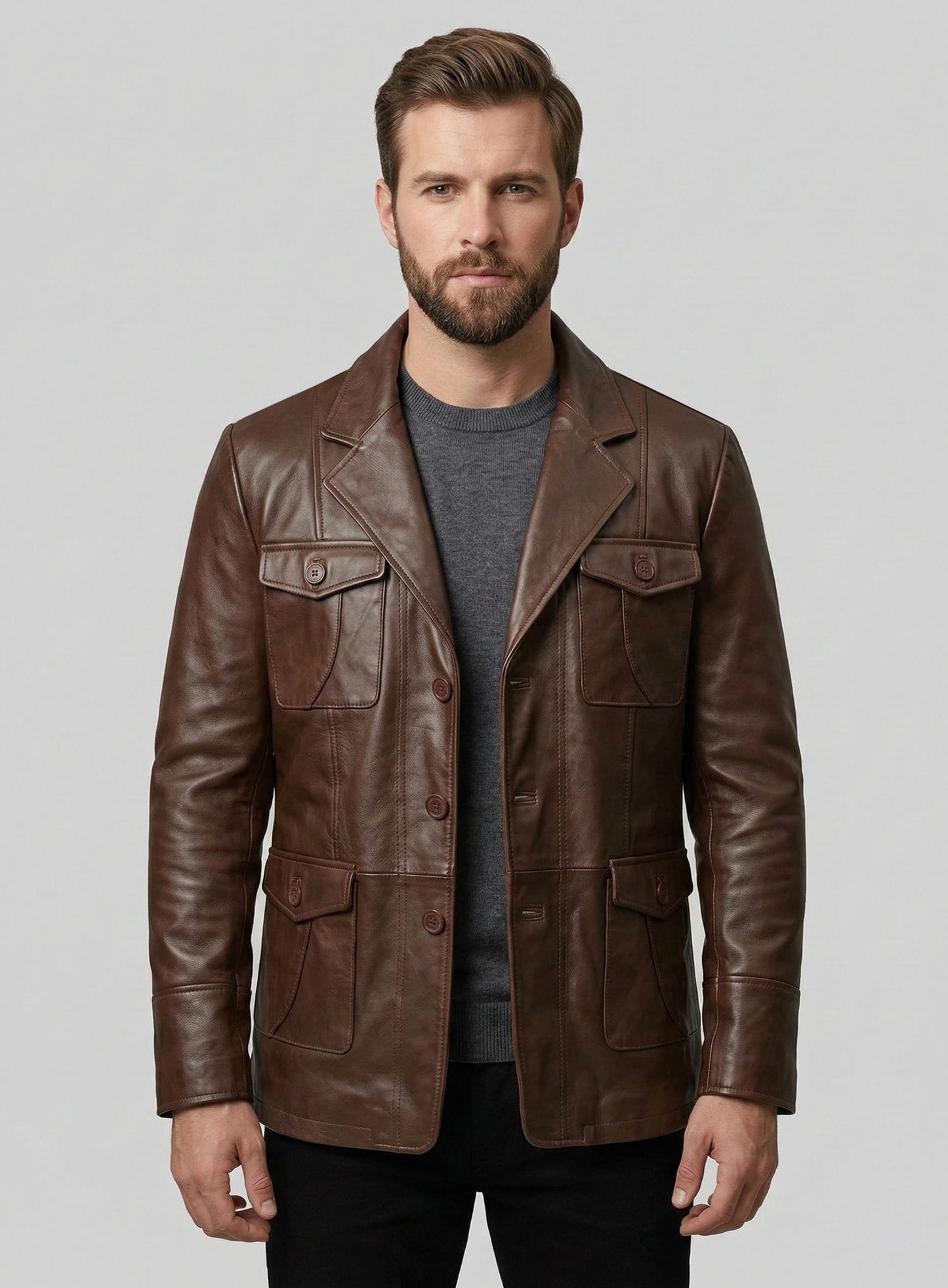 Leather Blazer - # 716