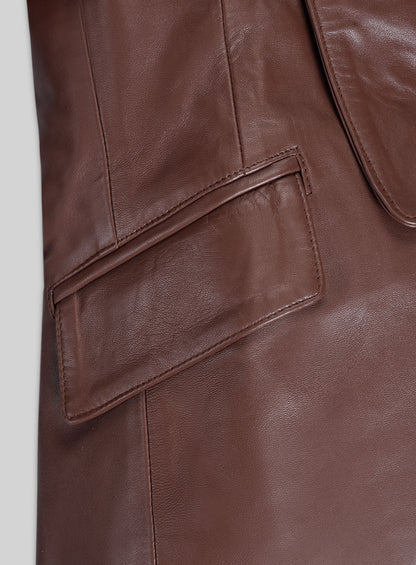 Leather Blazer - # 714