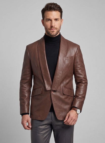 Leather Blazer - # 714