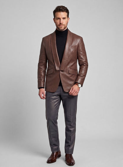 Leather Blazer - # 714