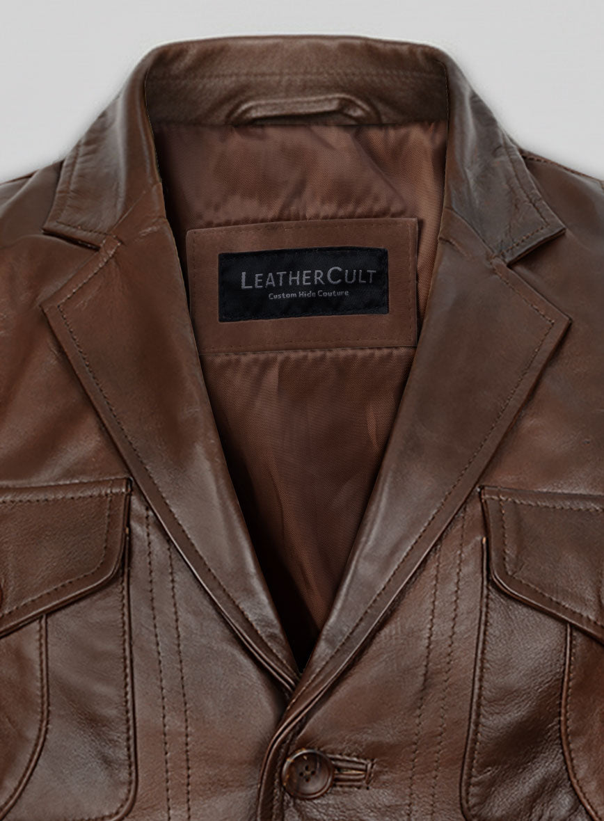 Leather Blazer - # 716