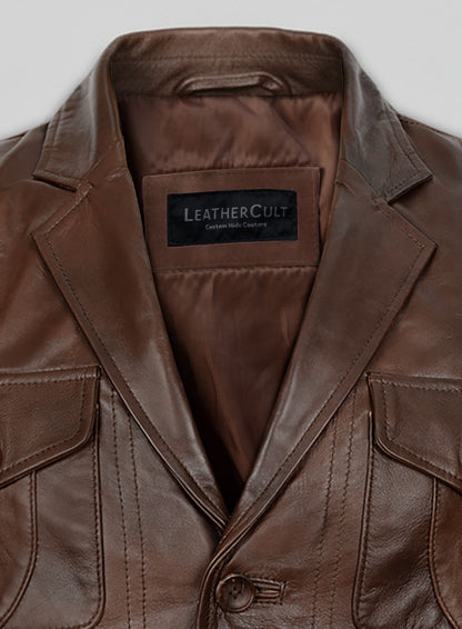 Leather Blazer - # 716