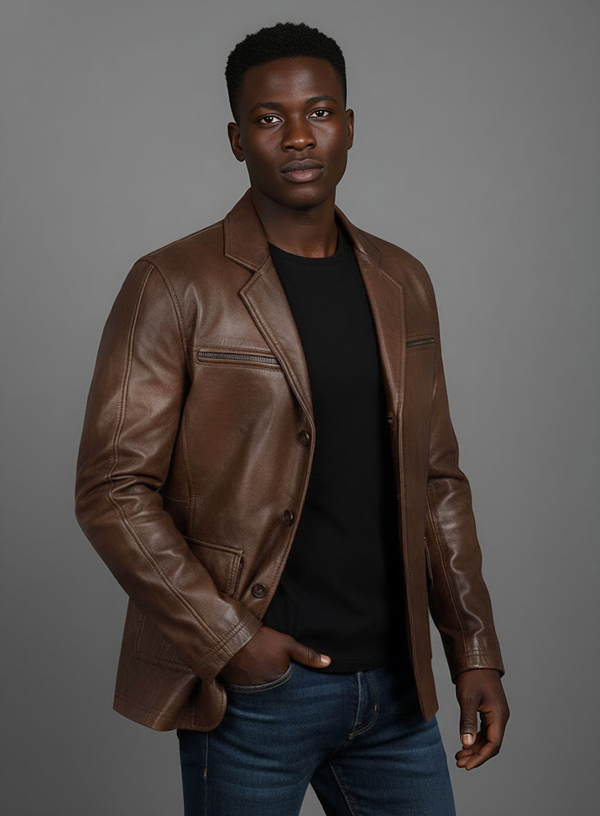 Leather Blazer - # 717