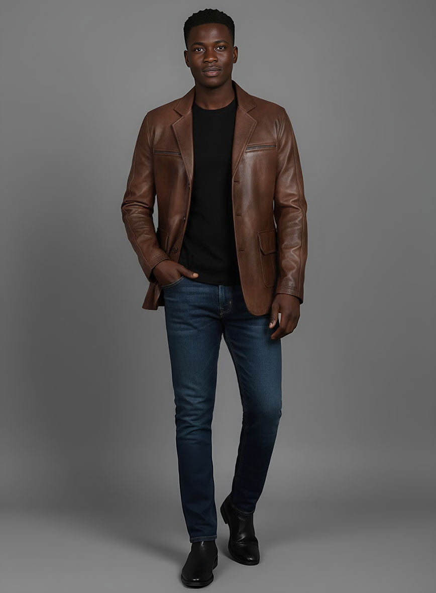 Leather Blazer - # 717