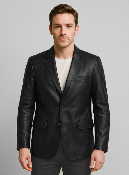 Leather Blazer