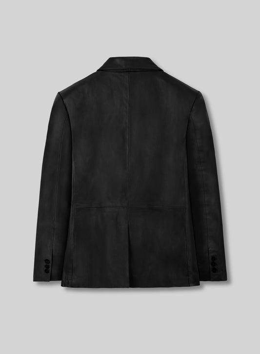 Leather Blazer - 40R