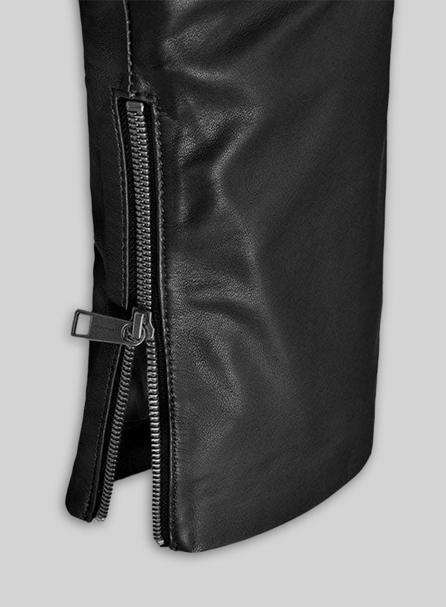 Leather Capri