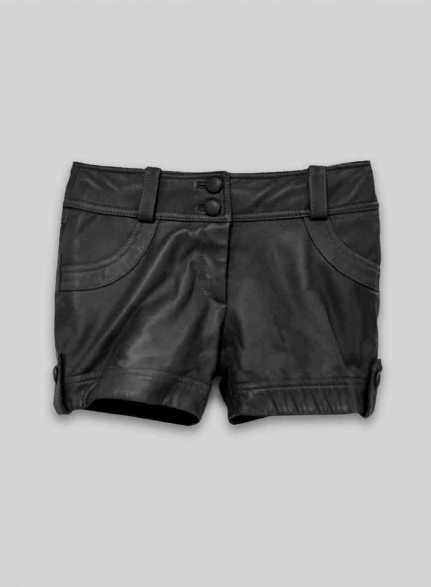 Leather Cargo Shorts Style # 355
