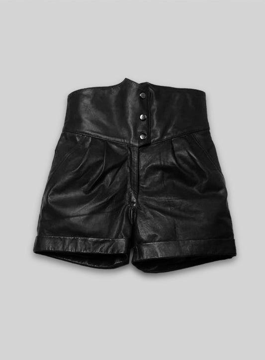 Leather Cargo Shorts Style # 358