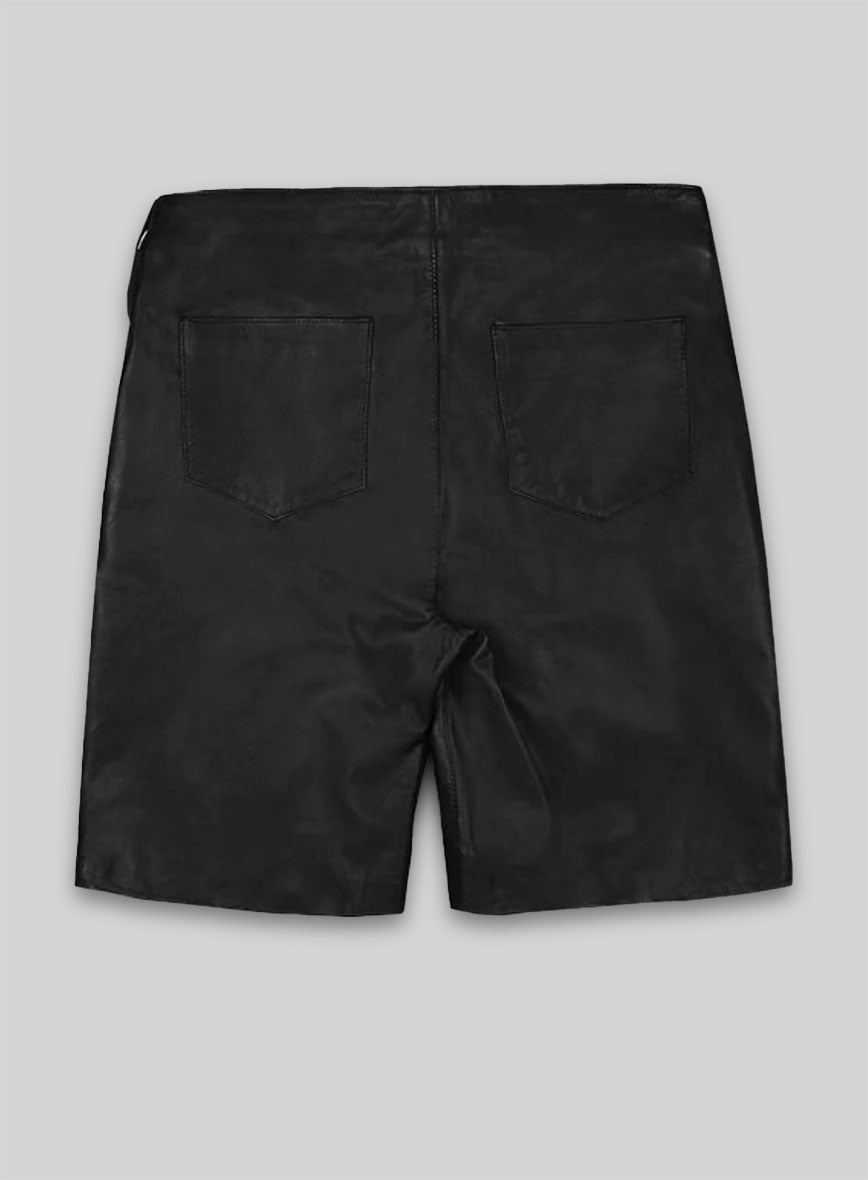Leather Cargo Shorts Style # 377