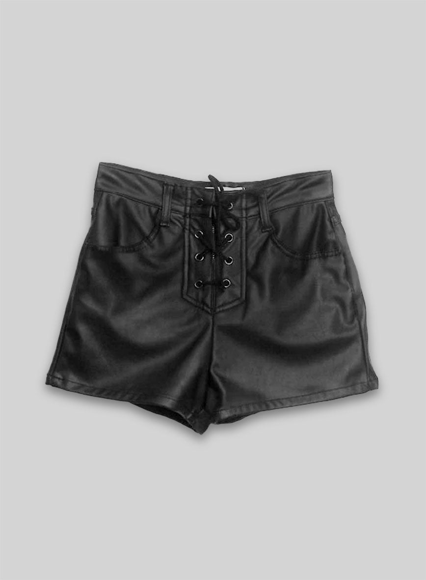 Leather Cargo Shorts Style # 378