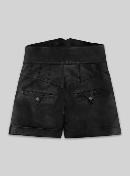 Leather Cargo Shorts Style # 358