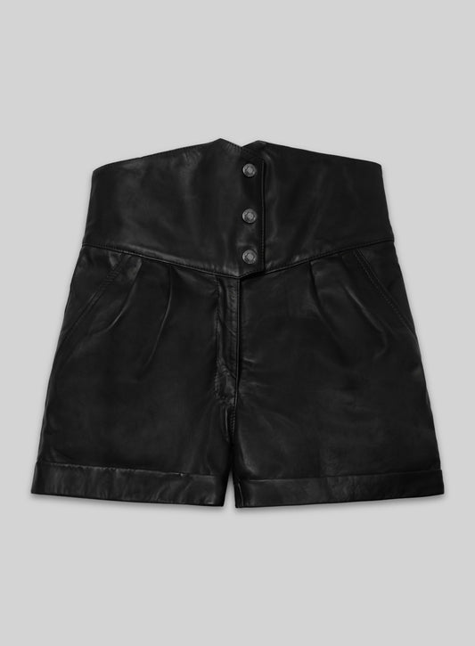 Leather Cargo Shorts Style # 358