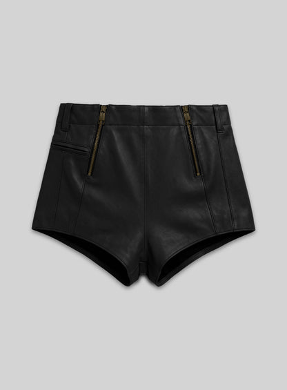 Leather Cargo Shorts Style # 372