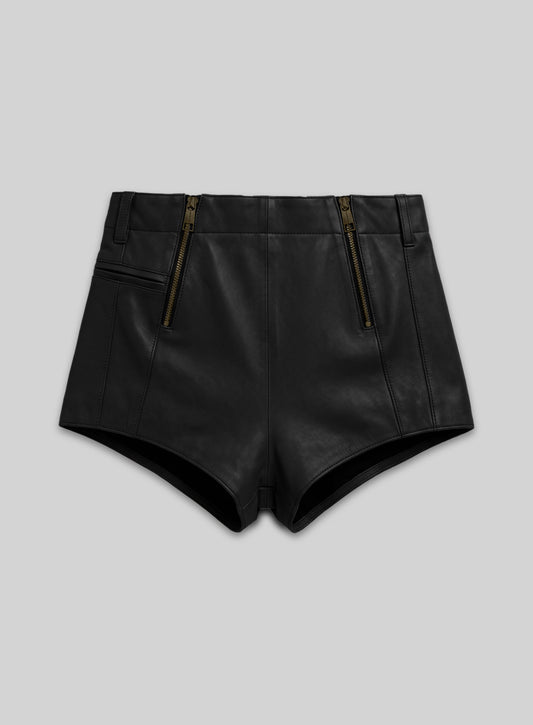 Leather Cargo Shorts Style # 372