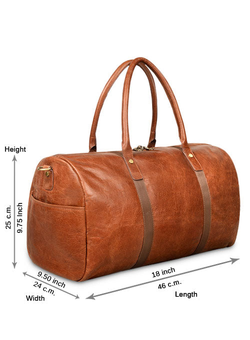 Leather Duffel Bag - LeatherCult
