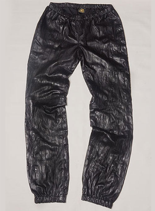 Leather Track Pants - LeatherCult