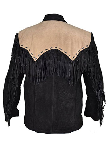 Leather Fringe Jacket #1013 - LeatherCult