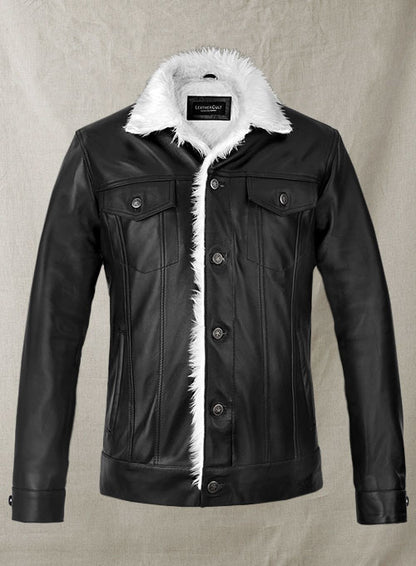 Leather Fur Western Style Jacket - LeatherCult